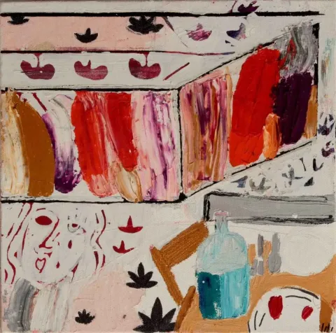 YALDA JAFARİ YAGHİN — “isimsiz”, 2016 "isimsiz" eseri YALDA JAFARİ YAGHİN tarafından 2016 yılında 25x25 cm ölçülerinde Tuval üzeri yağlı boya tekniği ile yapılmıştır.