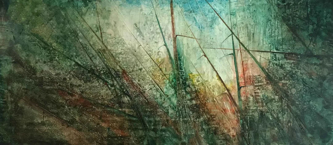 yakınlaştır "İsimsiz" eseri MUSA GÜNEY tarafından 2017 yılında 105x235 cm ölçülerinde Tuval üzeri yağlı boya tekniği ile yapılmıştır.