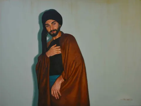 ADEM KİPÇAK — “İnziva”, 2017 "İnziva" eseri ADEM KİPÇAK tarafından 2017 yılında 90x120 cm ölçülerinde Tuval üzeri yağlı boya tekniği ile yapılmıştır.