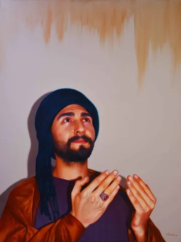 ADEM KİPÇAK — “İnziva”, 2017 "İnziva" eseri ADEM KİPÇAK tarafından 2017 yılında 90x120 cm ölçülerinde Tuval üzeri yağlı boya tekniği ile yapılmıştır.