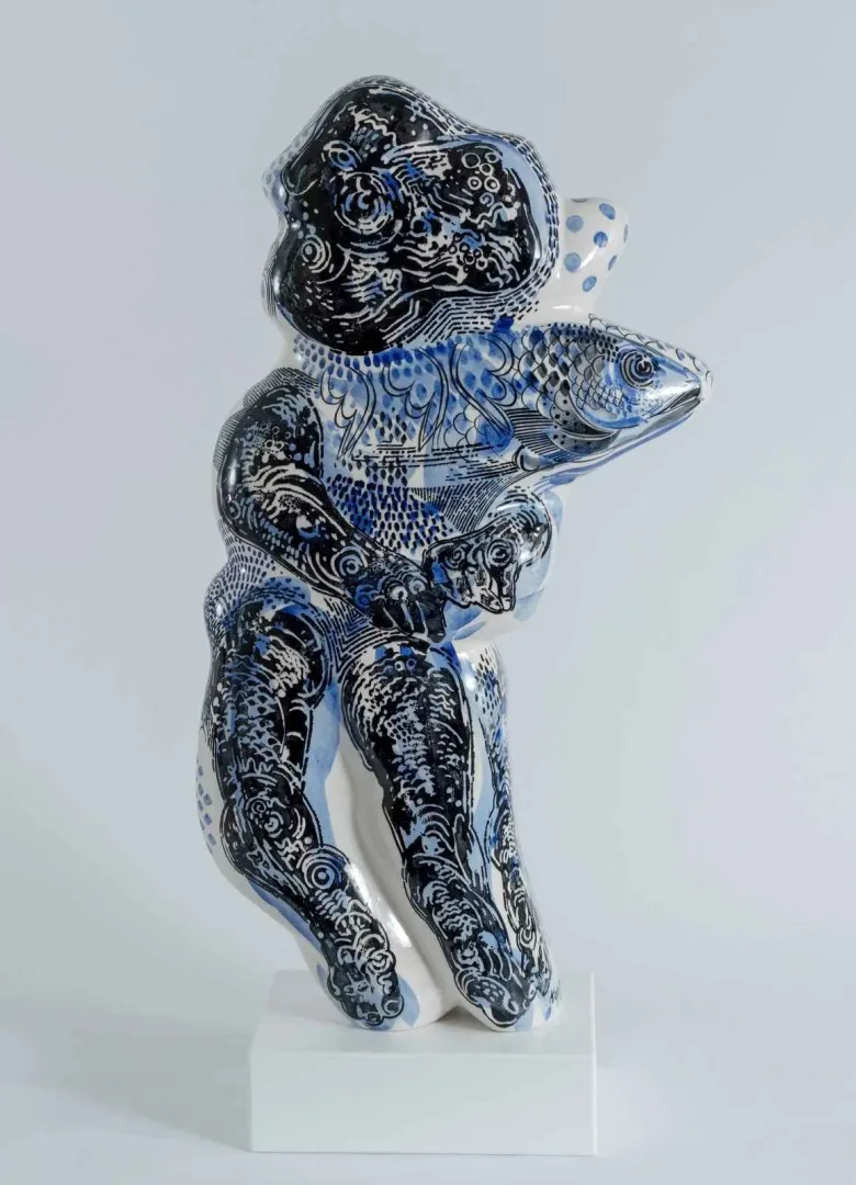 yakınlaştır "Nereus" eseri SEMİH KAPLAN tarafından 2016 yılında 55x27x13 cm ölçülerinde Seramik tekniği ile yapılmıştır.