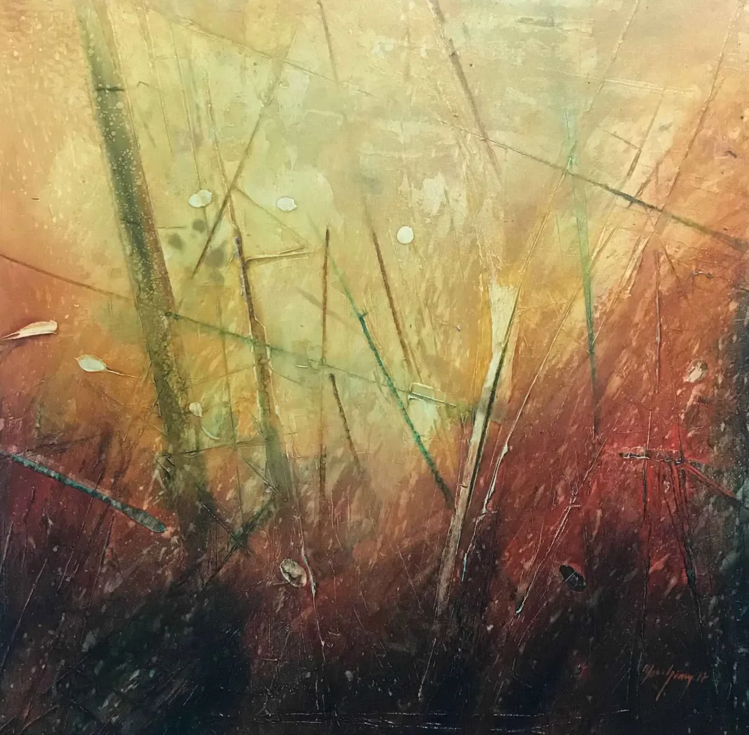 "Katarsis" eseri MUSA GÜNEY tarafından 2017 yılında 70x70 cm ölçülerinde Tuval üzeri yağlı boya tekniği ile yapılmıştır.