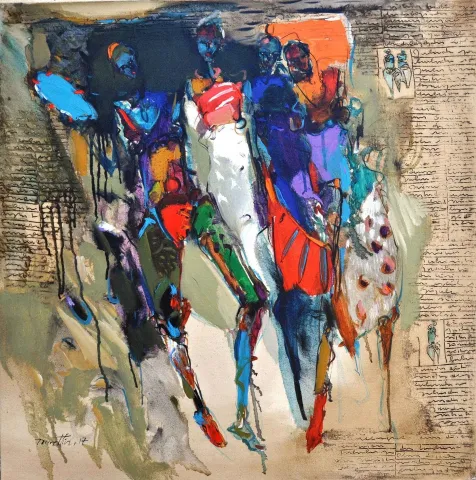 "Yalnızlık" eseri NURETTİN AKKAYA tarafından 2017 yılında 70x70 cm ölçülerinde Tuval üzeri yağlı boya tekniği ile yapılmıştır.