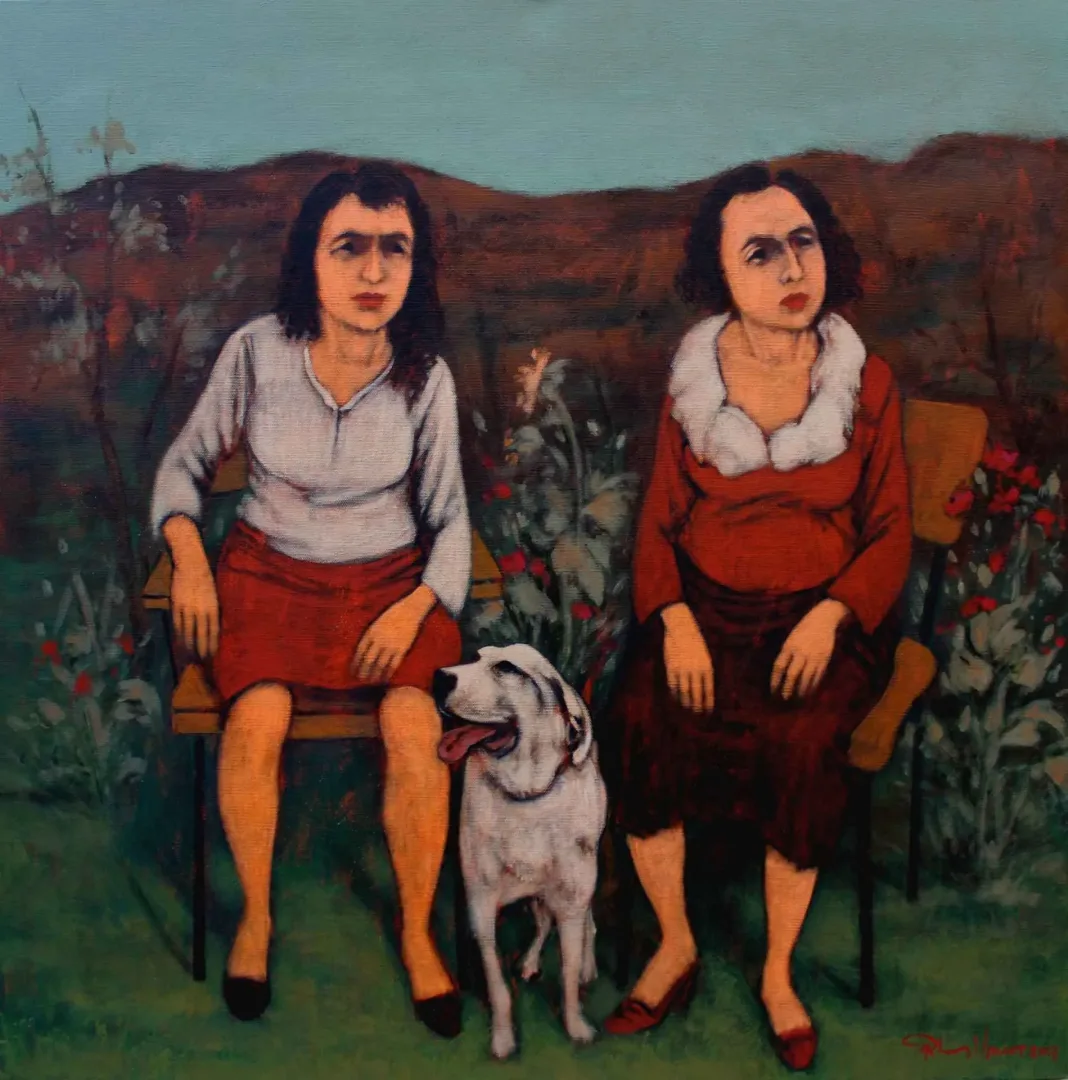 yakınlaştır "Açık alan" eseri ORHAN UMUT tarafından 2017 yılında 70x70 cm ölçülerinde Tuvale üzeri akrilik boya boya tekniği ile yapılmıştır.