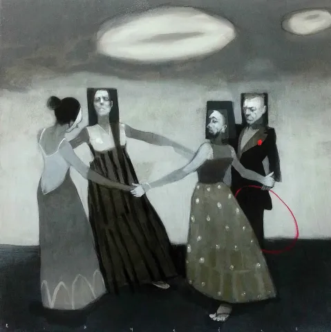 ERCAN AYÇİÇEK — “İsimsiz”, 2017 "İsimsiz" eseri ERCAN AYÇİÇEK tarafından 2017 yılında 70x70 cm ölçülerinde Tuvale üzeri akrilik boya boya tekniği ile yapılmıştır.