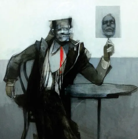 ERCAN AYÇİÇEK — “Untitled”, 2017 "İsimsiz" eseri ERCAN AYÇİÇEK tarafından 2017 yılında 70x70 cm ölçülerinde Tuvale üzeri akrilik boya boya tekniği ile yapılmıştır.