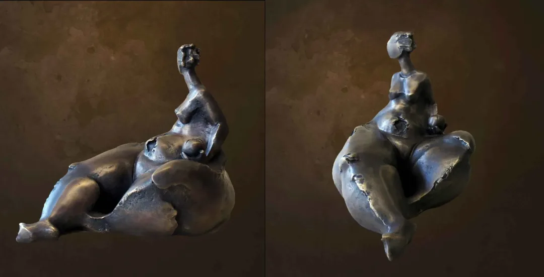 "İsimsiz" eseri AZİMET KARAMAN tarafından 2016 yılında 37x30x28 cm ölçülerinde Bronz tekniği ile yapılmıştır.