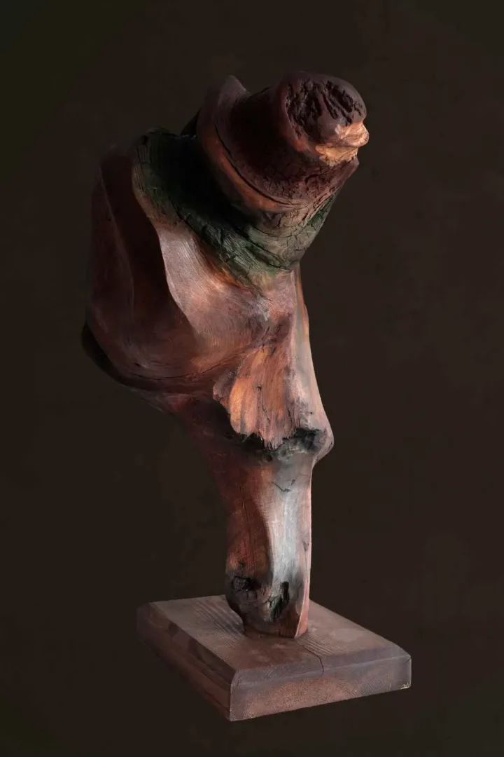 AZİMET KARAMAN — 2016 Bu eser AZİMET KARAMAN tarafından 2016 yılında 50x32x20 cm ölçülerinde Ahşap Yontma (Çam) tekniği ile yapılmıştır.
