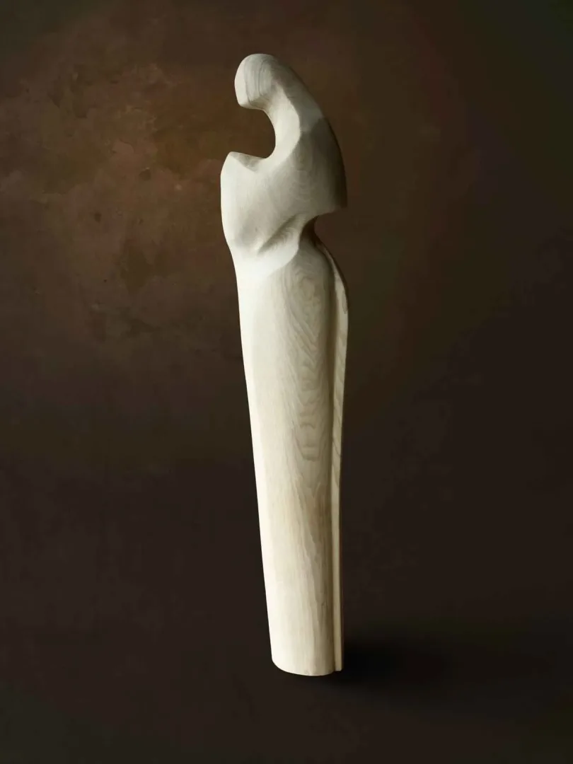 yakınlaştır "İsimsiz" eseri AZİMET KARAMAN tarafından 2014 yılında 98x15x18 cm ölçülerinde Ahşap Yontma (Kayın) tekniği ile yapılmıştır.