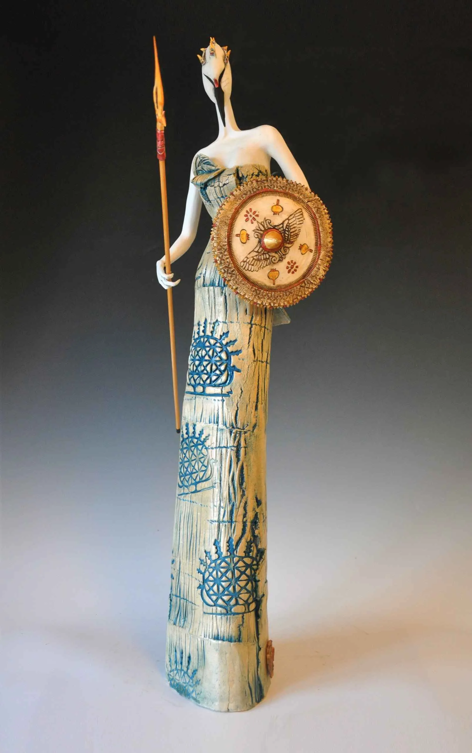 "Hititli Savaşçı" eseri DENİZ ONUR ERMAN tarafından 2017 yılında 49x36 cm ölçülerinde Ed. 3-5 Hahnemuhle Ultrasmooth Baskı tekniği ile yapılmıştır.