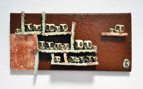 DENİZ ONUR ERMAN — “Duvar Seramiği”, 2014 "Duvar Seramiği" eseri DENİZ ONUR ERMAN tarafından 2014 yılında 16x29x21 cm ölçülerinde Seramik tekniği ile yapılmıştır.