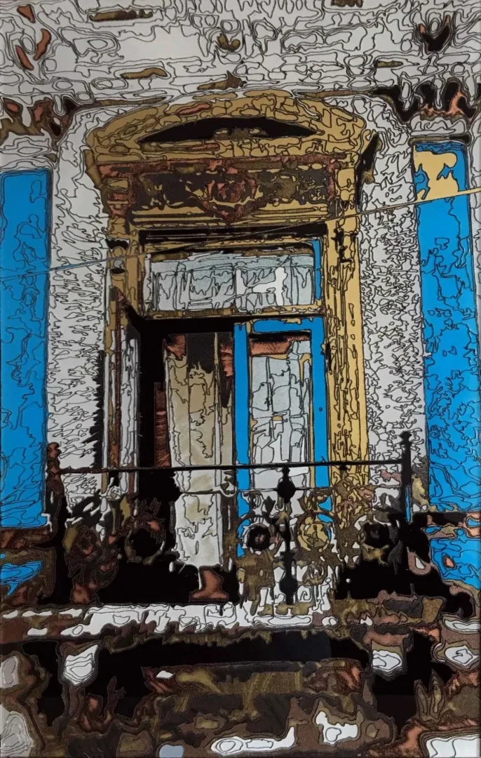 yakınlaştır "Mavi" eseri EMRE LÜLE tarafından 2017 yılında 21x46 cm ölçülerinde Poliplastik tekniği ile yapılmıştır.
