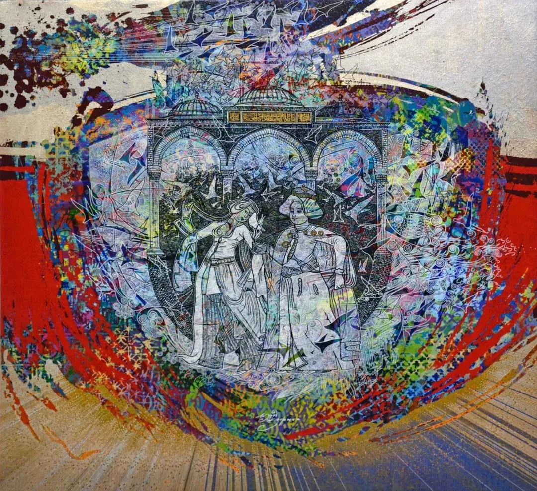 ENGİN KORKMAZ — “İsimsiz”, 2016 "İsimsiz" eseri ENGİN KORKMAZ tarafından 2016 yılında 90x90 cm ölçülerinde Tuval üzeri akrilik boya tekniği ile yapılmıştır.