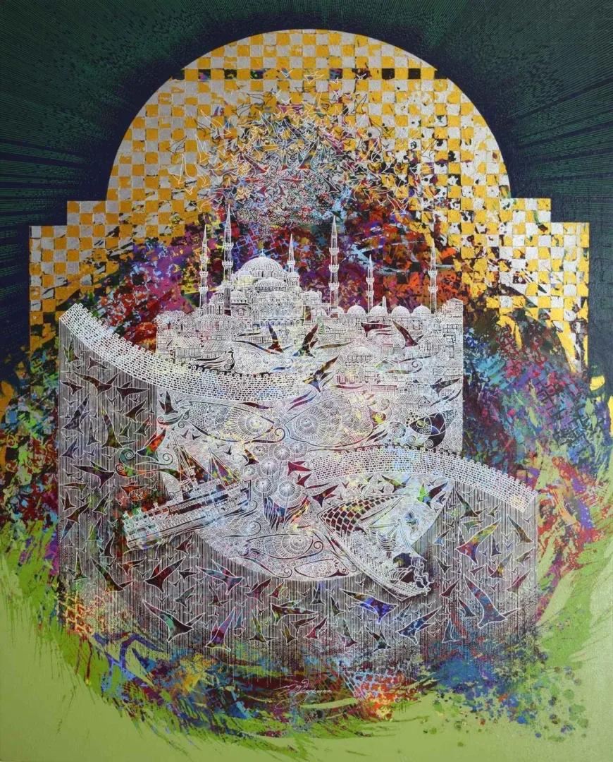 ENGİN KORKMAZ — “İsimsiz”, 2016 "İsimsiz" eseri ENGİN KORKMAZ tarafından 2016 yılında 120x90 cm ölçülerinde Tuval üzeri akrilik boya tekniği ile yapılmıştır.