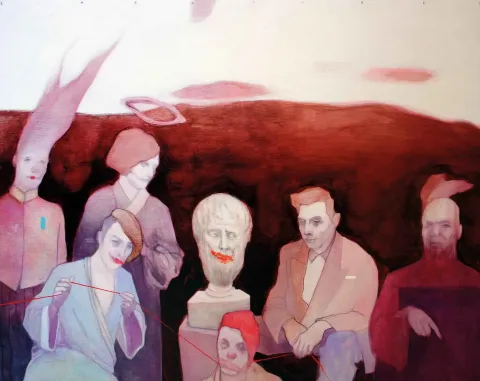 ERCAN AYÇİÇEK — “Sebepsiz de Gülebilirsin”, 2016 "Sebepsiz de Gülebilirsin" eseri ERCAN AYÇİÇEK tarafından 2016 yılında 80x100 cm ölçülerinde Tuval üzeri akrilik boya tekniği ile yapılmıştır.