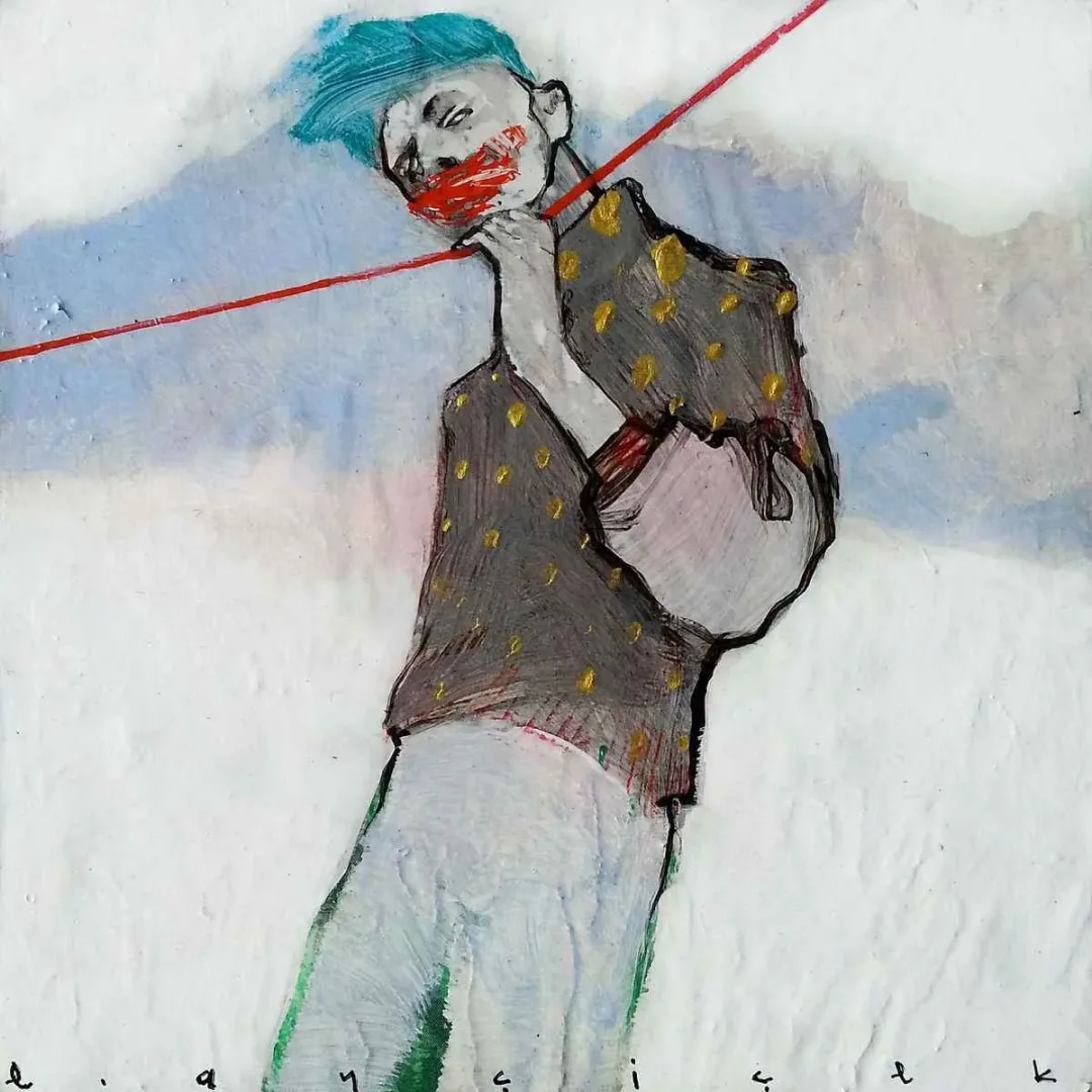 ERCAN AYÇİÇEK — “İsimsiz”, 2016 "İsimsiz" eseri ERCAN AYÇİÇEK tarafından 2016 yılında 12x12 cm ölçülerinde Duralit üzeri akrilik boya tekniği ile yapılmıştır.