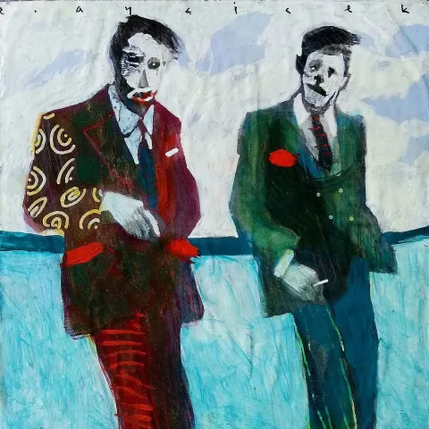 ERCAN AYÇİÇEK — “İsimsiz”, 2016 "İsimsiz" eseri ERCAN AYÇİÇEK tarafından 2016 yılında 12x12 cm ölçülerinde Duralit üzeri akrilik boya tekniği ile yapılmıştır.