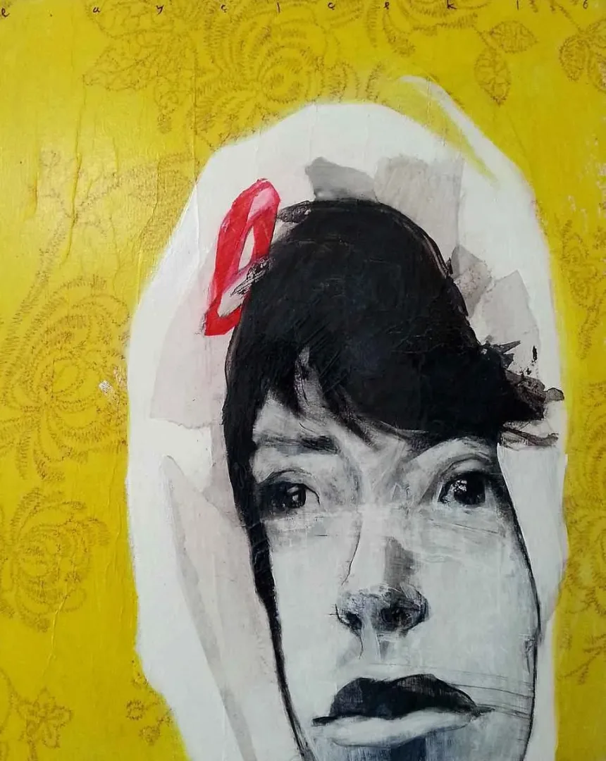 ERCAN AYÇİÇEK — “İsimsiz”, 2016 "İsimsiz" eseri ERCAN AYÇİÇEK tarafından 2016 yılında 50x40 cm ölçülerinde Tuval üzeri akrilik boya tekniği ile yapılmıştır.