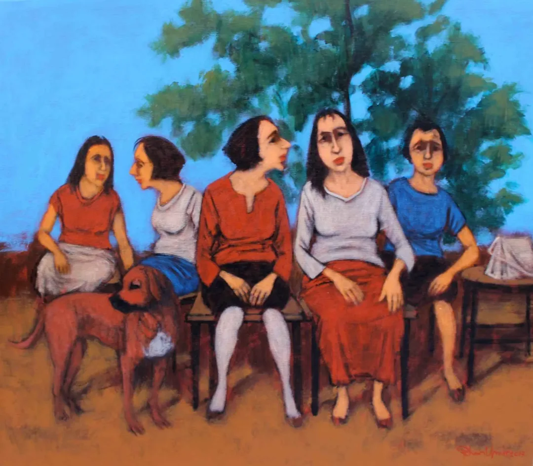 ORHAN UMUT — 2017 Bu eser ORHAN UMUT tarafından 2017 yılında 60x70 cm ölçülerinde Tuvale üzeri akrilik boya tekniği ile yapılmıştır.