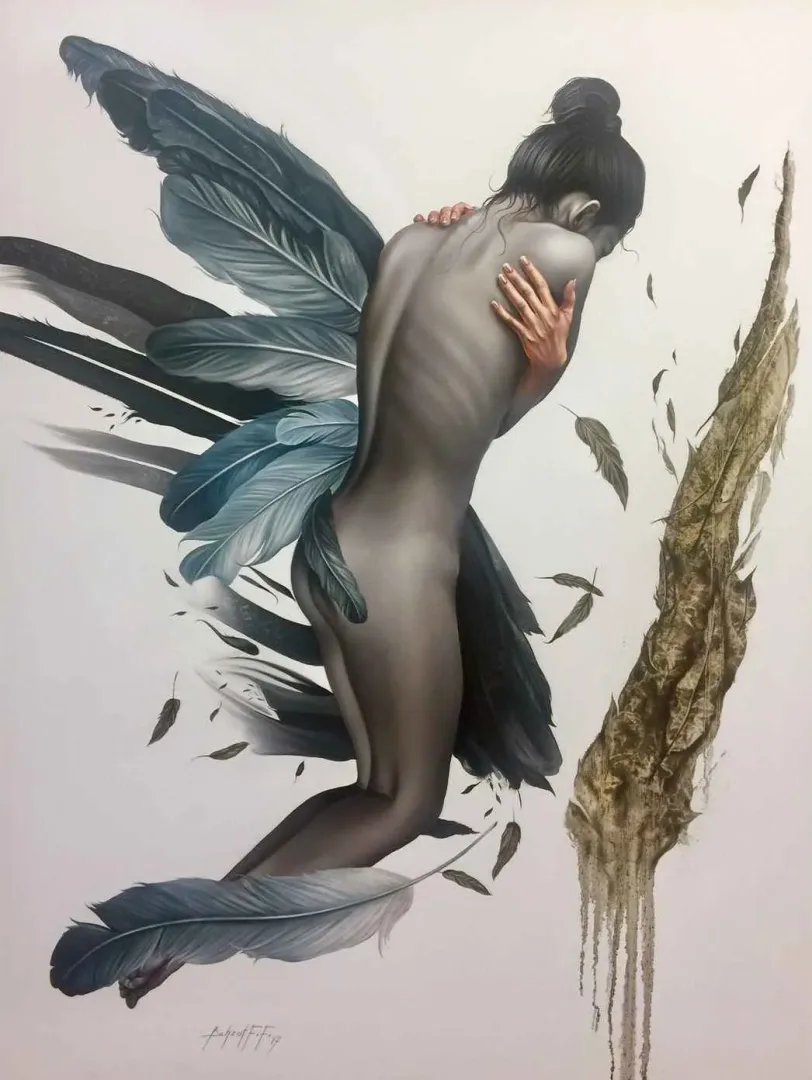 yakınlaştır "Kadının Dokunuşu-1" eseri BEHZAT FEYZULLAH tarafından 2017 yılında 116x89 cm ölçülerinde Tuval üzeri yağlı boya tekniği ile yapılmıştır.