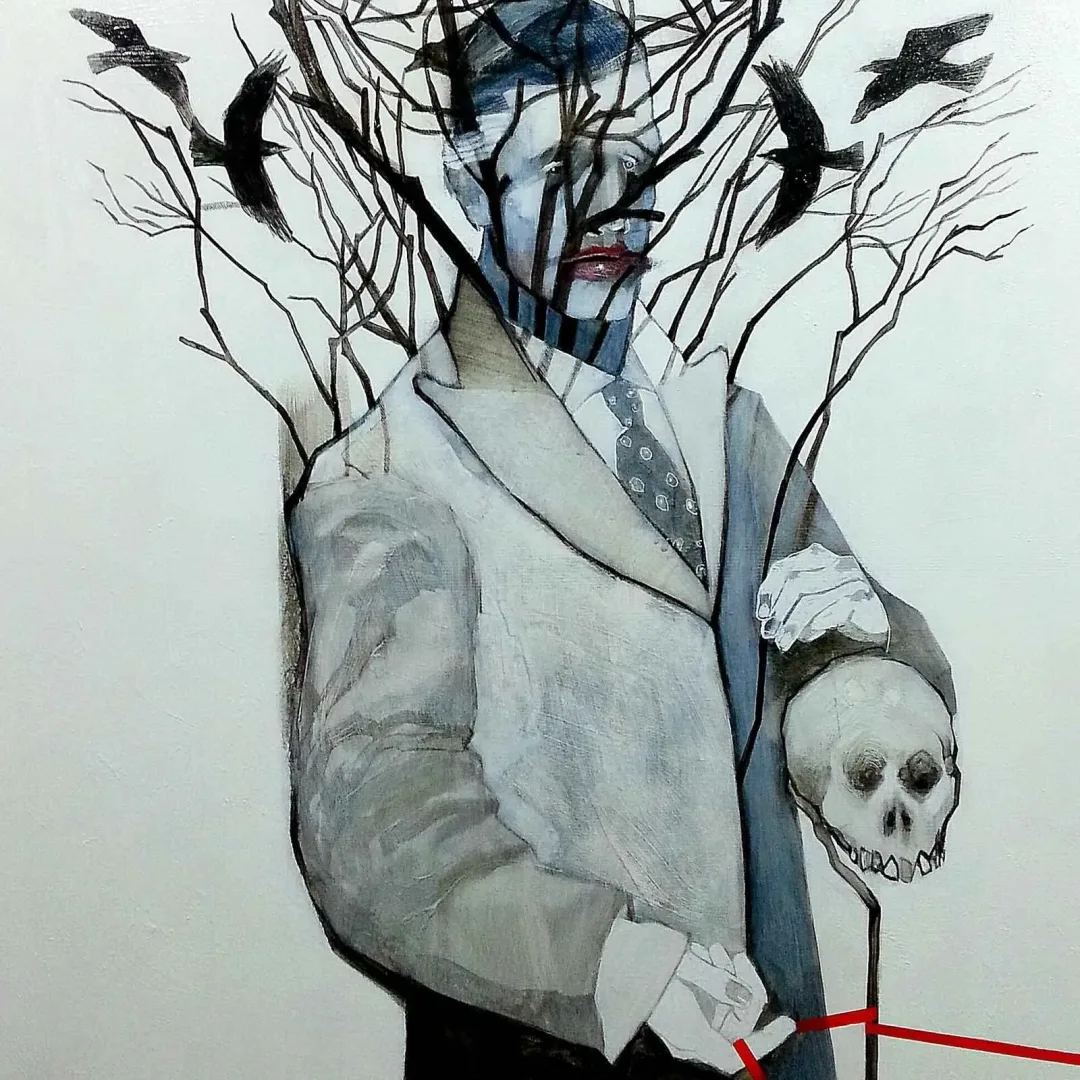 ERCAN AYÇİÇEK — “Randevu”, 2017 "Randevu" eseri ERCAN AYÇİÇEK tarafından 2017 yılında 80x100 cm ölçülerinde Tuvale üzeri akrilik boya tekniği ile yapılmıştır.