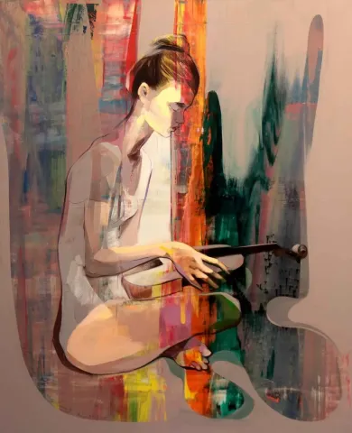 HAKAN ERASLAN tarafından 100x80 cm ölçülerinde Tuval üzeri yağlı boya tekniği ile yapılmıştır.