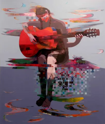 HAKAN ERASLAN tarafından 100x70 cm ölçülerinde Tuval üzeri yağlı boya tekniği ile yapılmıştır.