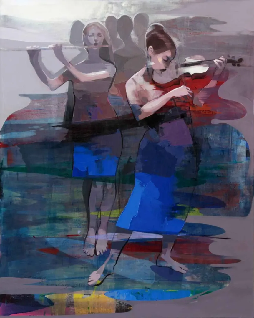 HAKAN ERASLAN — “İsimsiz” "İsimsiz" eseri HAKAN ERASLAN tarafından 100x80 cm ölçülerinde Tuval üzeri yağlı boya tekniği ile yapılmıştır.