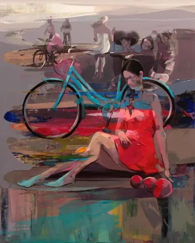 HAKAN ERASLAN tarafından 100x80 cm ölçülerinde Tuval üzeri yağlı boya tekniği ile yapılmıştır.