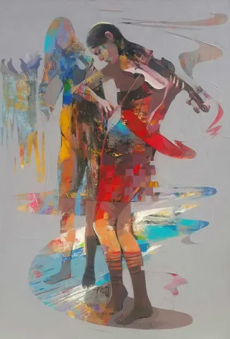 HAKAN ERASLAN tarafından 100x70 cm ölçülerinde Tuval üzeri yağlı boya tekniği ile yapılmıştır.