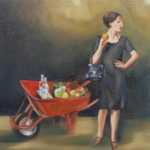 ŞEYMA BAŞARAN — 2017 Bu eser ŞEYMA BAŞARAN tarafından 2017 yılında 25x25 cm ölçülerinde Pres tuval üzeri yağlı boya tekniği ile yapılmıştır.