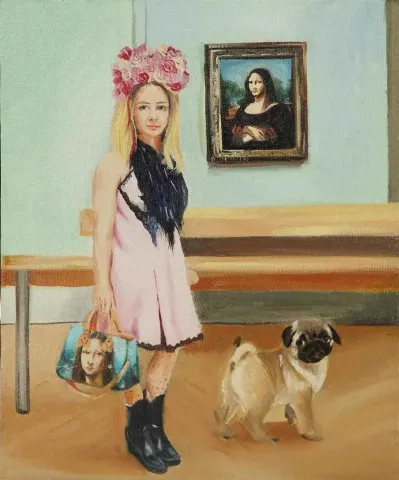 ŞEYMA BAŞARAN — 2017 Bu eser ŞEYMA BAŞARAN tarafından 2017 yılında 27x22 cm ölçülerinde Pres tuval üzeri yağlı boya tekniği ile yapılmıştır.