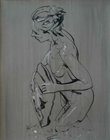 Bu eser ALİ ÖZHAN GÜNEŞ tarafından 2017 yılında 35x25 cm ölçülerinde Hazırlanmış kağıt üzeri sıvı akrilik tekniği ile yapılmıştır.