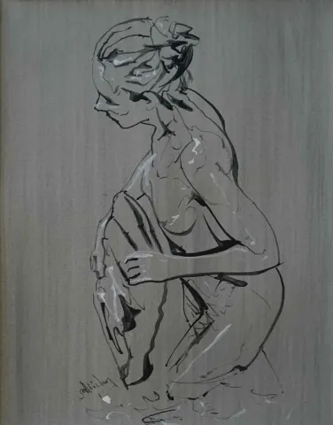Bu eser ALİ ÖZHAN GÜNEŞ tarafından 2017 yılında 35x25 cm ölçülerinde Hazırlanmış kağıt üzeri sıvı akrilik tekniği ile yapılmıştır.