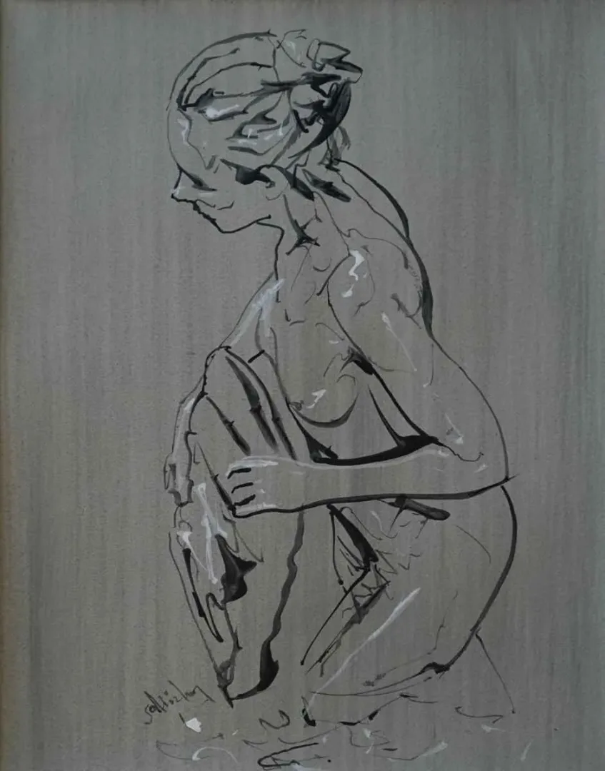 ALİ ÖZHAN GÜNEŞ — 2017 Bu eser ALİ ÖZHAN GÜNEŞ tarafından 2017 yılında 35x25 cm ölçülerinde Hazırlanmış kağıt üzeri sıvı akrilik tekniği ile yapılmıştır.