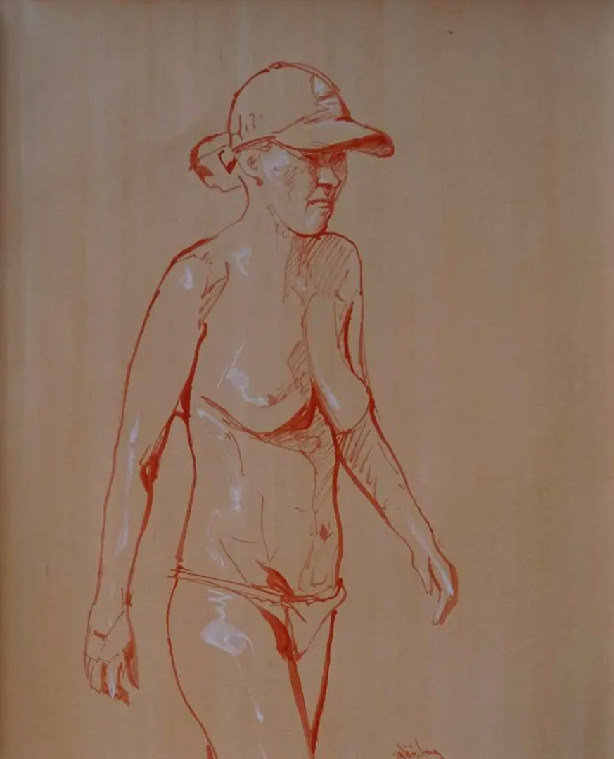 ALİ ÖZHAN GÜNEŞ — 2017 Bu eser ALİ ÖZHAN GÜNEŞ tarafından 2017 yılında 35x25 cm ölçülerinde Hazırlanmış kağıt üzeri sıvı akrilik tekniği ile yapılmıştır.