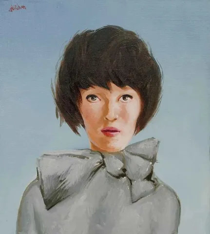 "Woman portraits - kadınlar" eseri ALİ ÖZHAN GÜNEŞ tarafından 2017 yılında 18x16 cm ölçülerinde Duralit üzeri yağlı boya tekniği ile yapılmıştır.