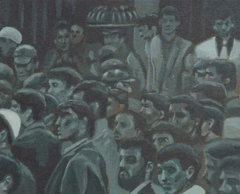 EREN ÇAĞDAŞ KARASU — “Bilinçüstü”, 2017 "Bilinçüstü" eseri EREN ÇAĞDAŞ KARASU tarafından 2017 yılında 22x27 cm ölçülerinde Duralit üzeri akrilik boya tekniği ile yapılmıştır.