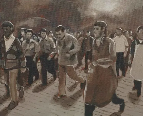 EREN ÇAĞDAŞ KARASU — “Bilinçüstü”, 2017 "Bilinçüstü" eseri EREN ÇAĞDAŞ KARASU tarafından 2017 yılında 22x27 cm ölçülerinde Duralit üzeri akrilik boya tekniği ile yapılmıştır.