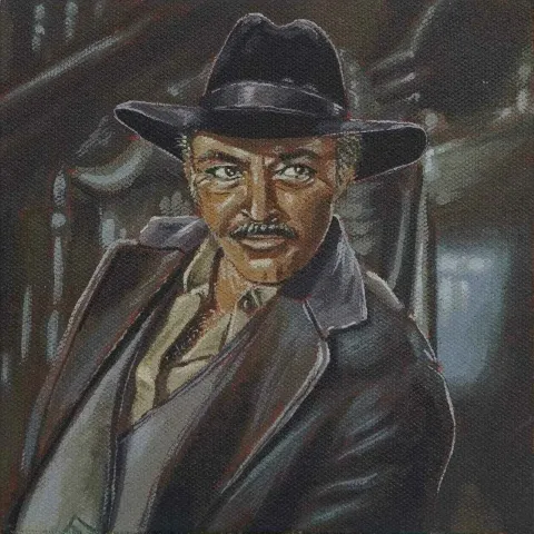 EREN ÇAĞDAŞ KARASU — “Rutin Pazar”, 2017 "Rutin Pazar" eseri EREN ÇAĞDAŞ KARASU tarafından 2017 yılında 15x15 cm ölçülerinde Duralit üzeri akrilik boya tekniği ile yapılmıştır.