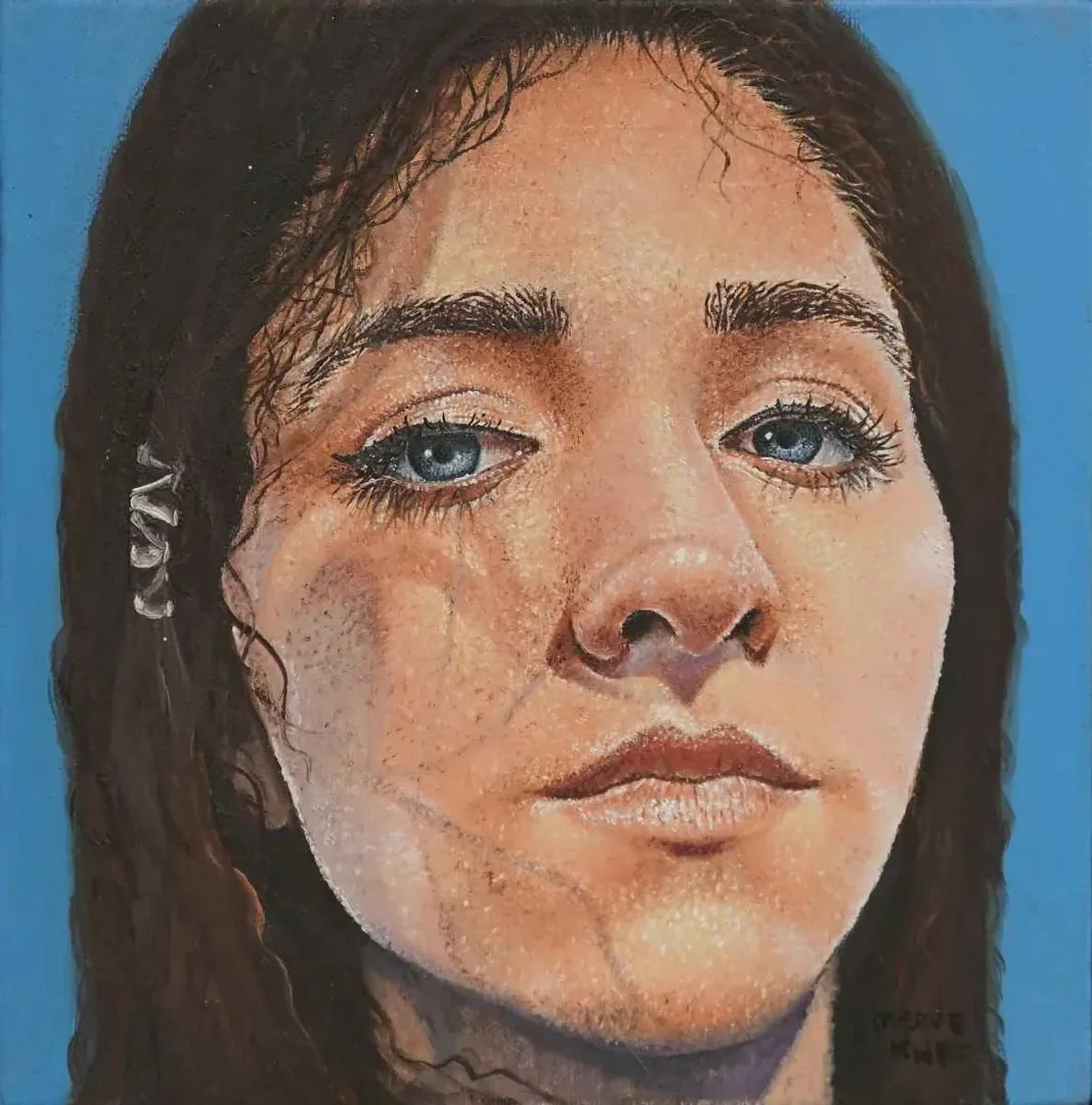 "İsimsiz" eseri MERVE KURT tarafından 2016 yılında 20x20 cm ölçülerinde Tuval üzeri yağlı boya tekniği ile yapılmıştır.