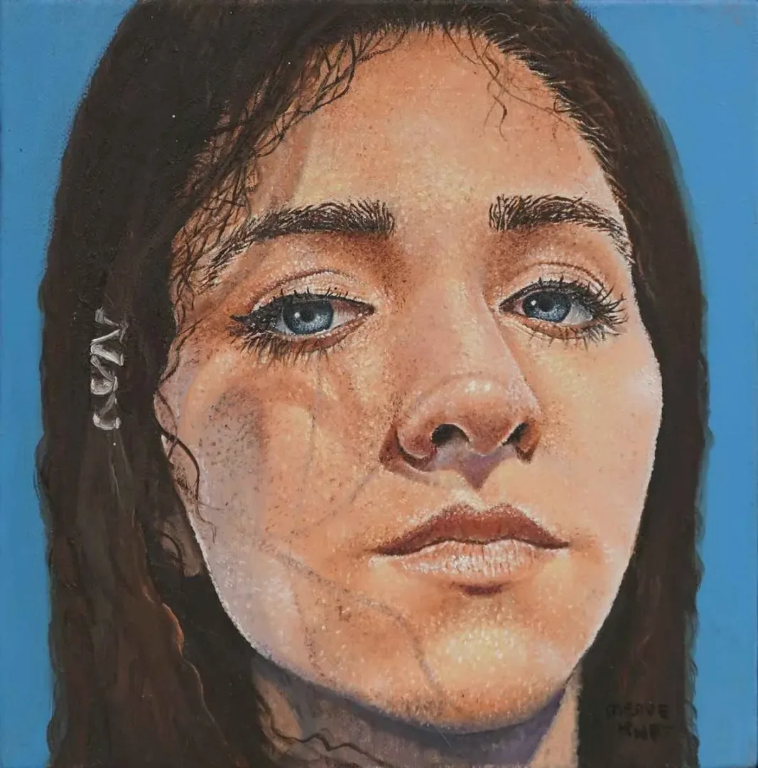 "İsimsiz" eseri MERVE KURT tarafından 2016 yılında 20x20 cm ölçülerinde Tuval üzeri yağlı boya tekniği ile yapılmıştır.