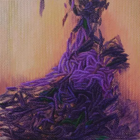"Dip Notlar-II" eseri AHMET YEŞİL tarafından 2017 yılında 70x70 cm ölçülerinde Tuval üzeri yağlı boya tekniği ile yapılmıştır.