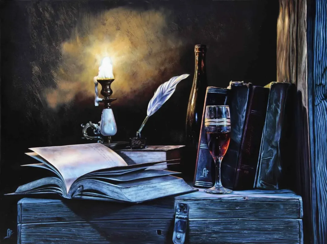 "Ay Sonatı" eseri HÜSEYİN FEYZULLAH tarafından 2017 yılında 90x120 cm ölçülerinde Tuval üzeri yağlı boya tekniği ile yapılmıştır.