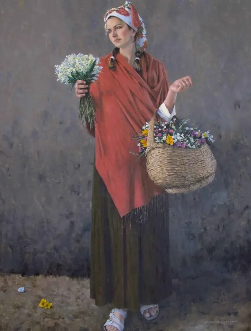 yakınlaştır "Kırmızı güller" eseri FATİH KARAKAŞ tarafından 2017 yılında 50x70 cm ölçülerinde Tuval üzeri yağlı boya tekniği ile yapılmıştır.