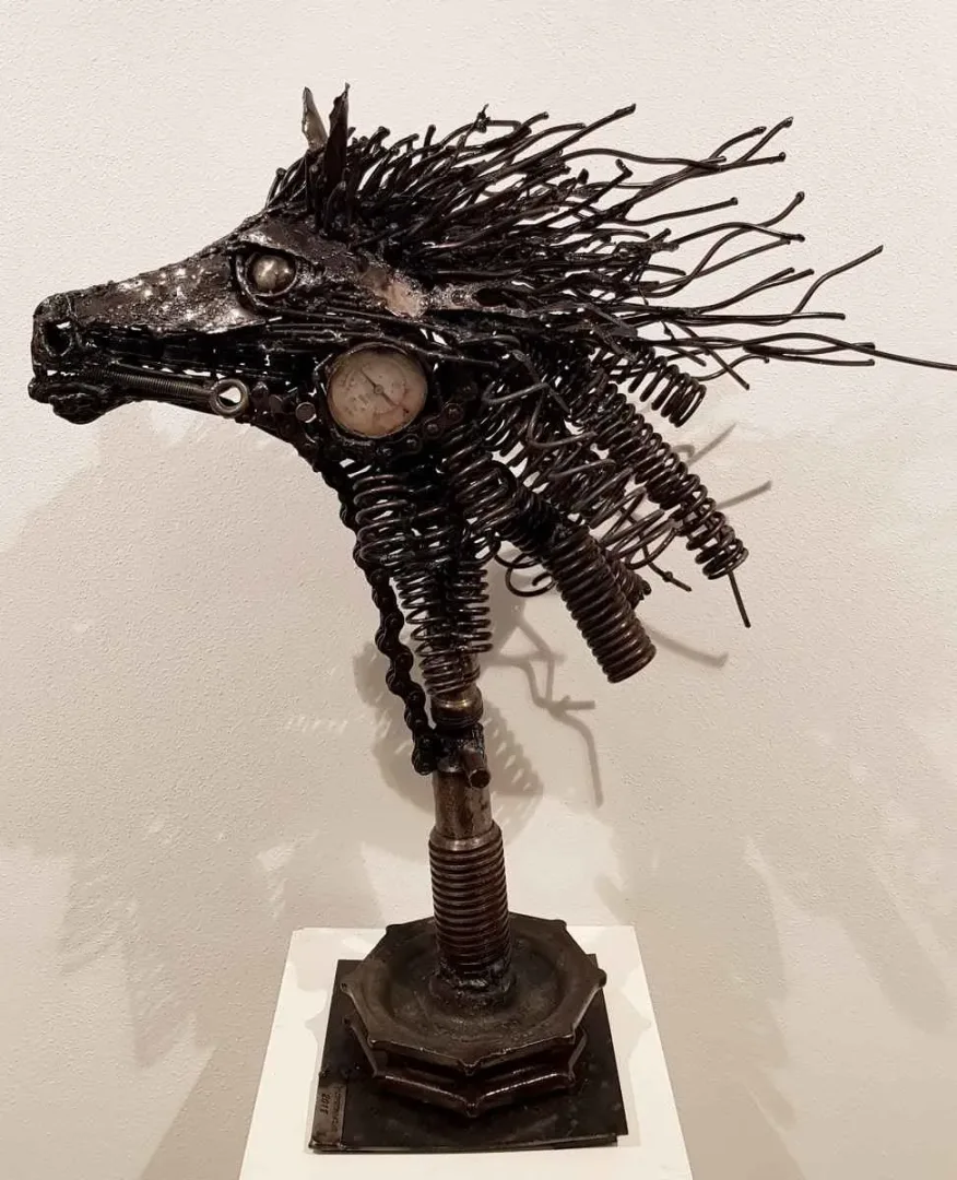 yakınlaştır "At" eseri MURAT YILDIRIMÇAKAR tarafından Metal tekniği ile yapılmıştır.