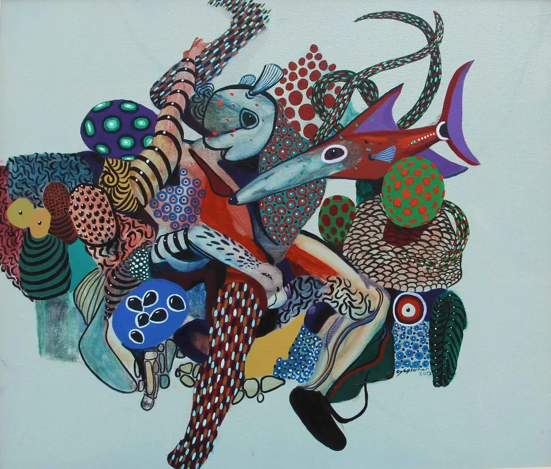 "Alga Marina" eseri LEVENT OYLUÇTARHAN tarafından 2017 yılında 50x60 cm ölçülerinde Tuval üzeri yağlı boya tekniği ile yapılmıştır.