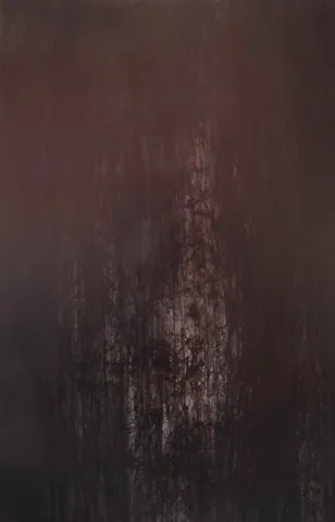 MEHDİ SAADETİ — “İsimsiz”, 2016 "İsimsiz" eseri MEHDİ SAADETİ tarafından 2016 yılında 140x85 cm ölçülerinde Tuval üzeri karışık teknik tekniği ile yapılmıştır.