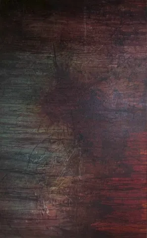 MEHDİ SAADETİ — “İsimsiz”, 2017 "İsimsiz" eseri MEHDİ SAADETİ tarafından 2017 yılında 140x85 cm ölçülerinde Tuval üzeri karışık teknik tekniği ile yapılmıştır.