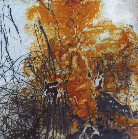 MEHDİ SAADETİ — “İsimsiz”, 2012 "İsimsiz" eseri MEHDİ SAADETİ tarafından 2012 yılında 40x40 cm ölçülerinde Tuval üzeri karışık teknik tekniği ile yapılmıştır.